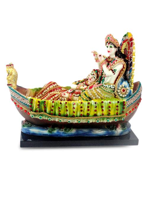 paras radha krishna on boat - 9886525 - Very Small Image - 1