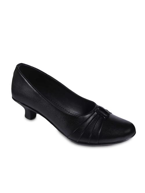 black faux leather shoes - 9889180 - Very Small Image - 1