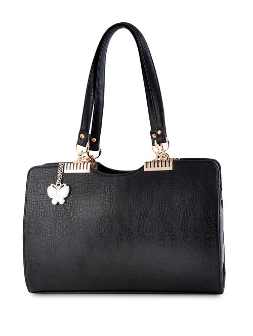 black leatherette handbag - 9899718 - Very Small Image - 1