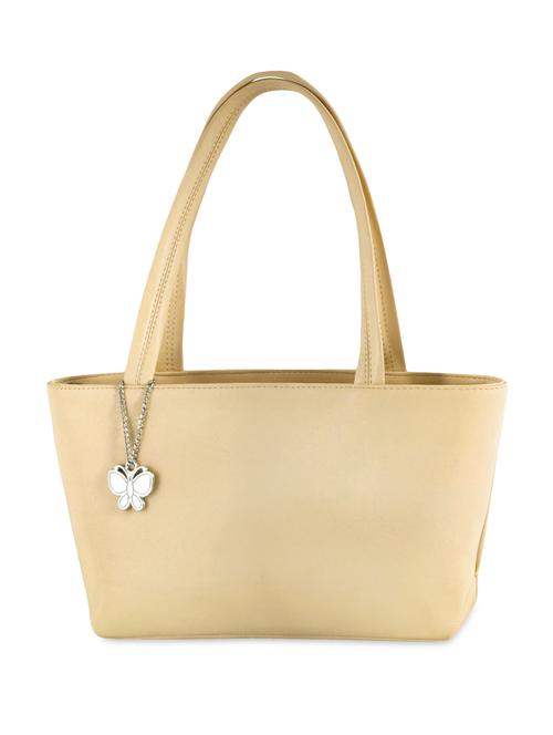 beige leatherette handbag - 9899838 - Very Small Image - 1