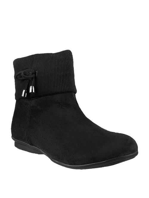 black leatherette boots - 9900342 - Very Small Image - 1
