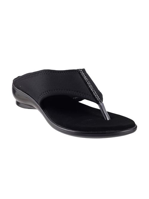 black leatherette sandal - 9900513 - Very Small Image - 1