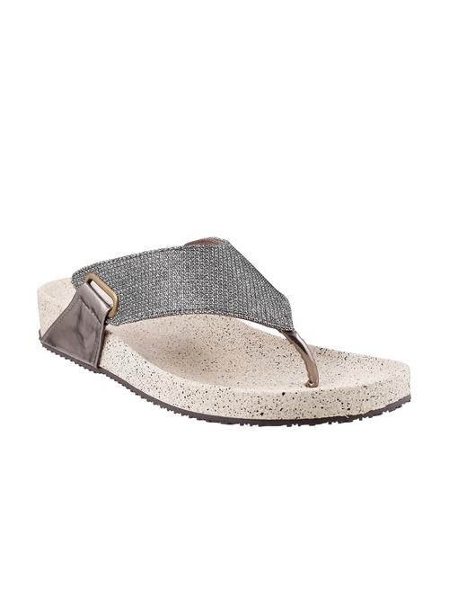 metallic leatherette sandals - 9902430 - Very Small Image - 1