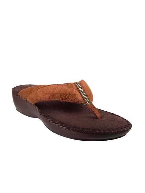 brown leatherette sandals - 9902972 - Very Small Image - 1