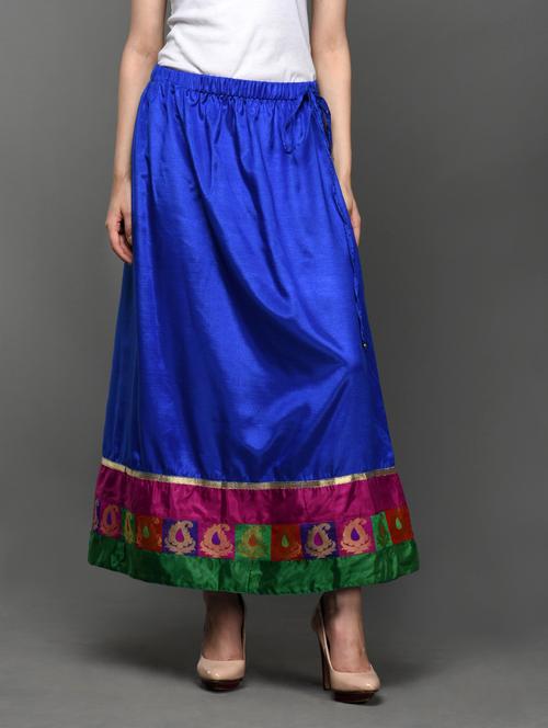 paisley boardered ethnic skirt - 990412 - Very Small Image - 1