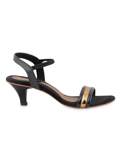 black leatherette sandal - 991453 - Very Small Image - 1
