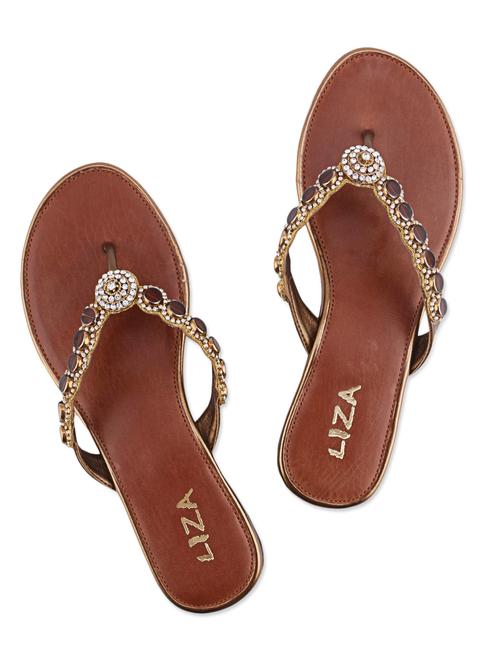 metallic embellished sandal - 991562 - Very Small Image - 1