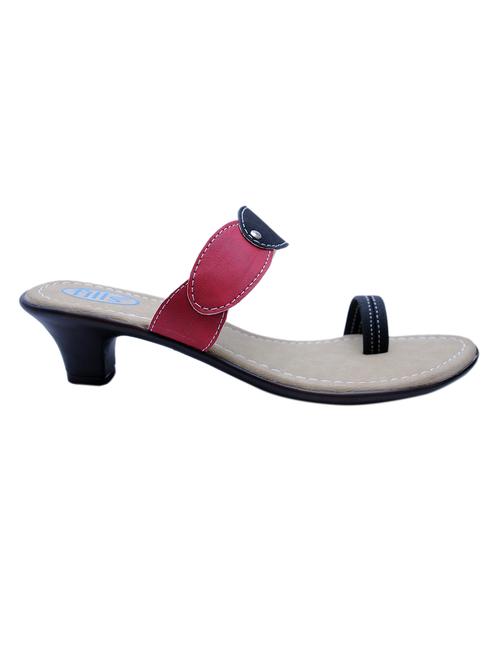 black leatherette sandal - 9936298 - Very Small Image - 1