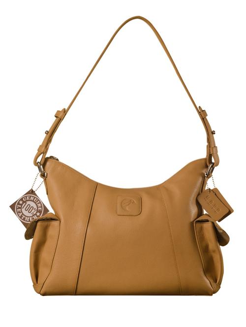 tan leather handbag - 9936946 - Very Small Image - 1