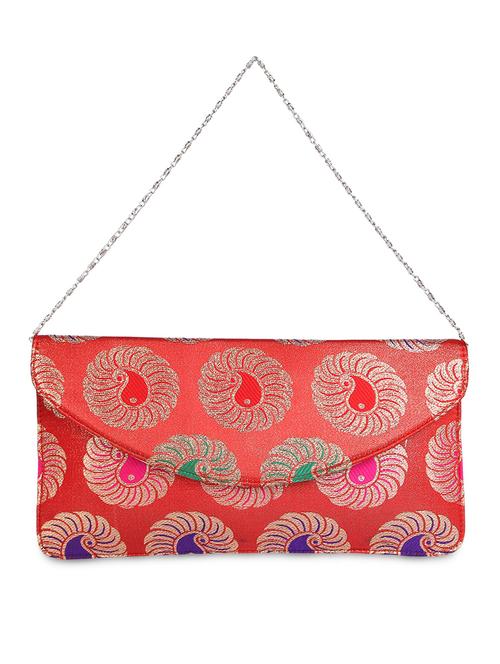 pink leatherette clutch - 9936999 - Very Small Image - 1
