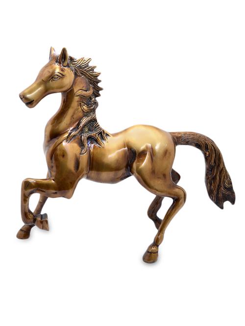 horse showpiece - golden - 9946742 - Very Small Image - 1