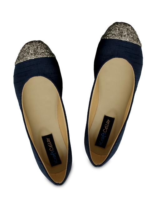 BLUE FABRIC BALLERINA - 9947609 - Very Small Image - 1