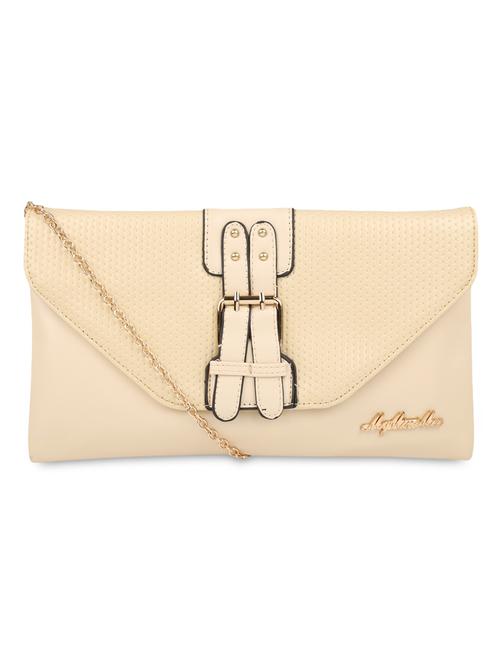 off-white leatherette clutches - 9947648 - Very Small Image - 1