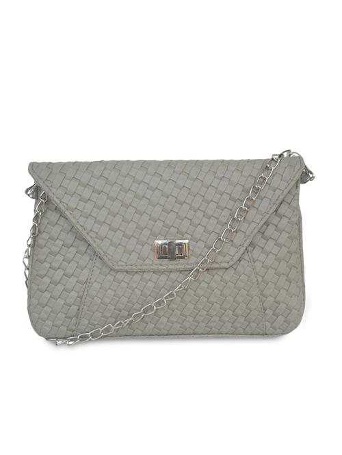 grey leatherette sling bag - 9948019 - Very Small Image - 1