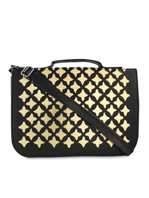 black leatherette handbag - 9948062 - Very Small Image - 1