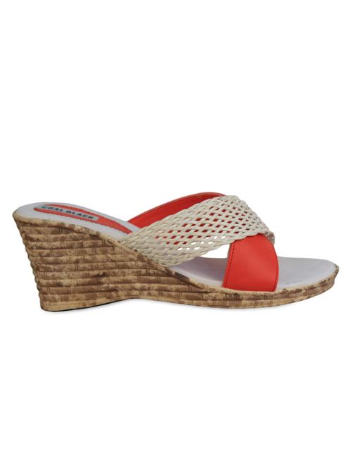 white colored, leatherette wedges - 9951863 - Very Small Image - 1