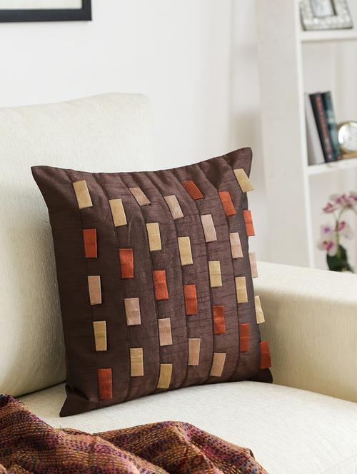 dekor world pleated cushion cover (pack of 2) - 9959086 - Very Small Image - 1