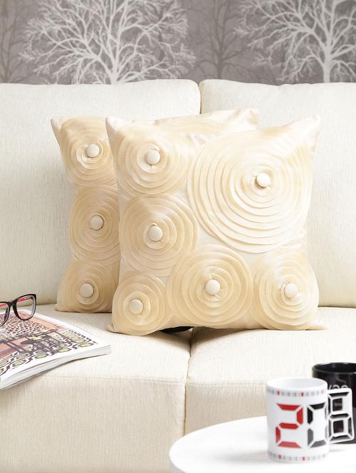 dekor world floral cushion cover (pack of 2) - 9959095 - Very Small Image - 1
