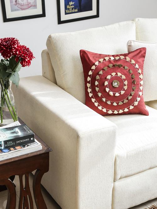 dekor world circular loop cushion cover (pack of 2) - 9959217 - Very Small Image - 1