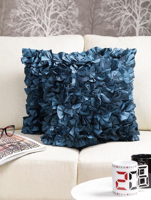 dekor world ruffle cushion cover (pack of 2) - 9959290 - Very Small Image - 1