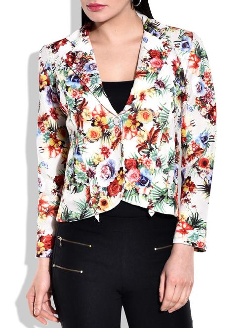 multi color knitted polyester blazer - 9960291 - Very Small Image - 1