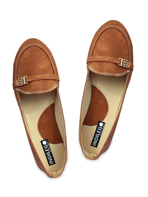 brown denim loafer - 9964420 - Very Small Image - 1