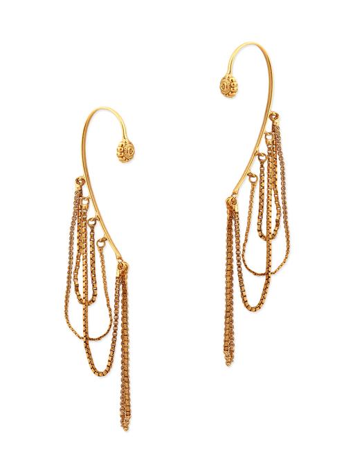 gold copper earring - 9968368 - Very Small Image - 1