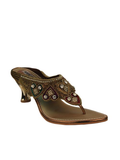 brown leatherette sandals - 9970086 - Very Small Image - 1