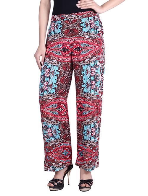 multi color rayon palazzos - 9973676 - Very Small Image - 1
