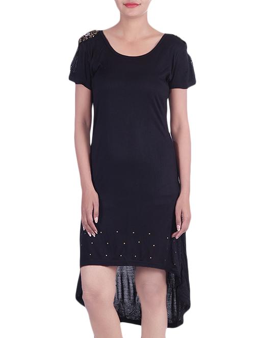 black viscose dress - 9973702 - Very Small Image - 1