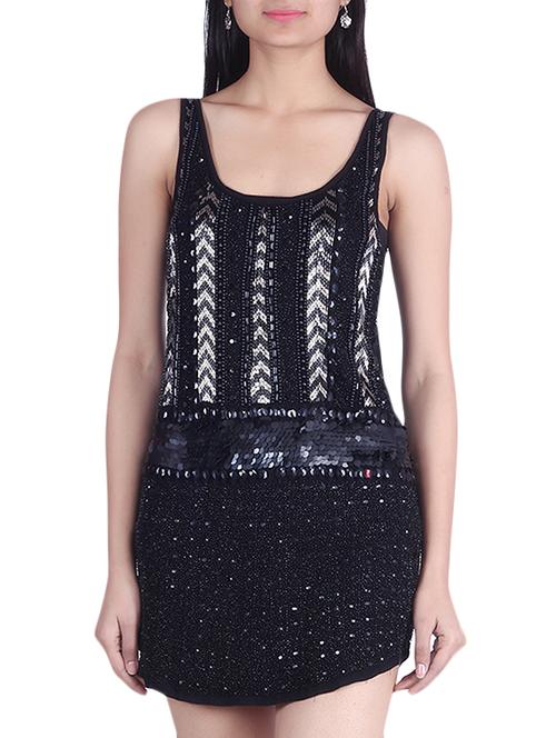 sequin embellished sheath dress - 9973717 - Very Small Image - 1