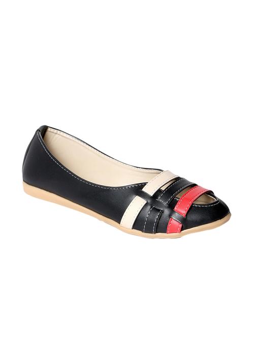 black leatherette ballerina - 9975257 - Very Small Image - 1