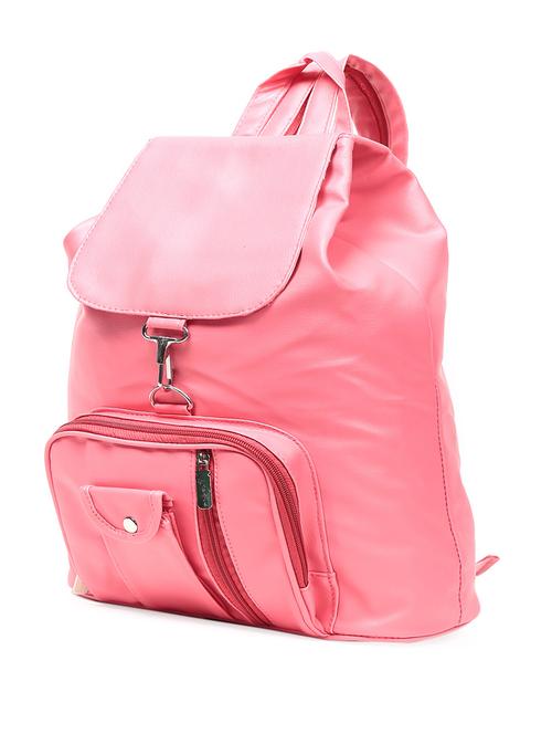 pink multipurpose leatherette backpacks - 998448 - Very Small Image - 1
