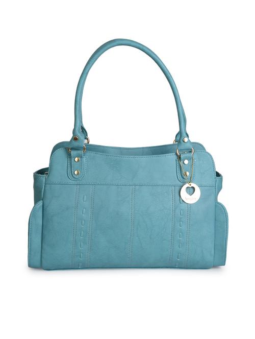 blue Leatherette Handbag - 9985683 - Very Small Image - 1