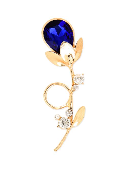 golden metal alloy earring - 9999876 - Very Small Image - 1