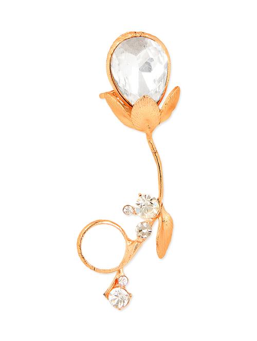 golden metal alloy earring - 9999877 - Very Small Image - 1