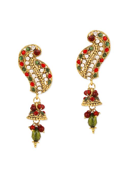 golden metal alloy earring - 9999934 - Very Small Image - 1