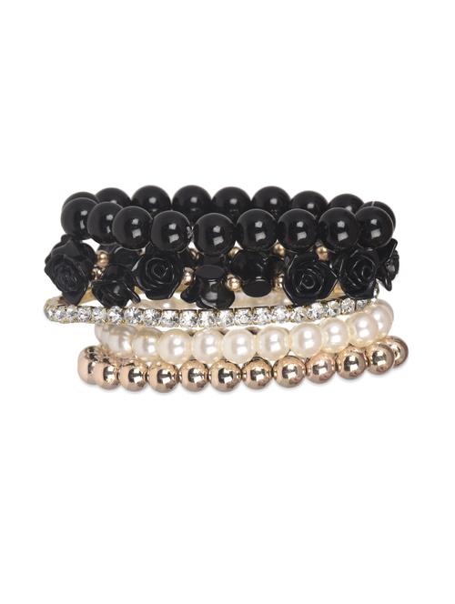 Black Roses Bracelet set - 1000299 - Very Small Image - 1