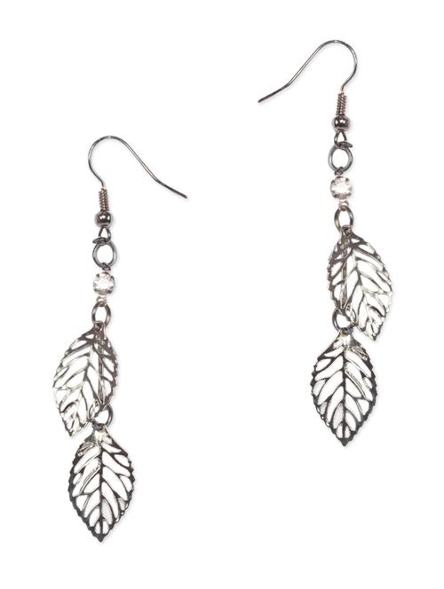 grey metal alloy earring - 10020373 - Very Small Image - 1