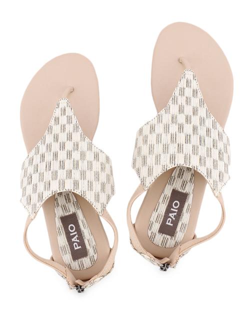 White Checked Sandals - 1002757 - Very Small Image - 1