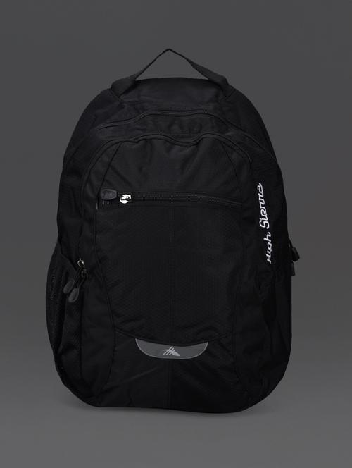solid black polyester backpack - 1003844 - Very Small Image - 1
