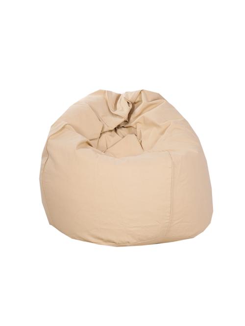 brown cotton bean bag cover - 10052291 - Very Small Image - 1