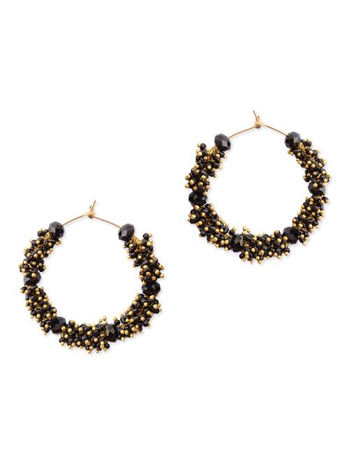 black beads earring - 10080866 - Very Small Image - 1