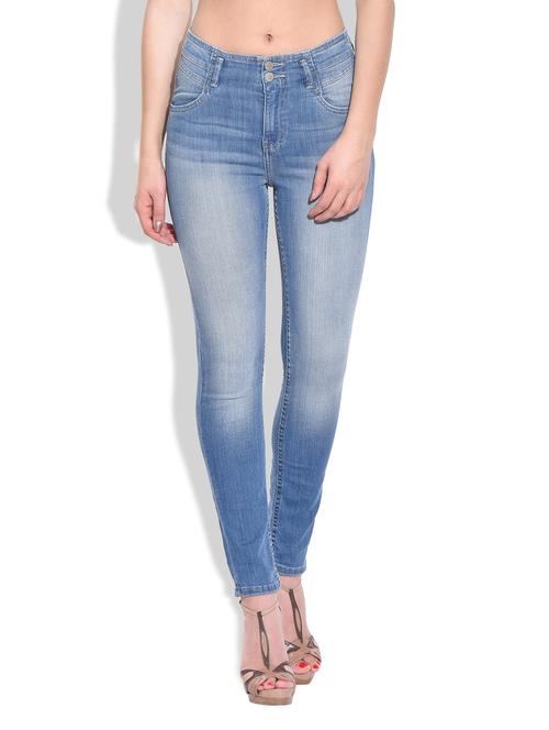 blue elastane 2 %, cottonalgodon 98 % jeans - 10123728 - Very Small Image - 1