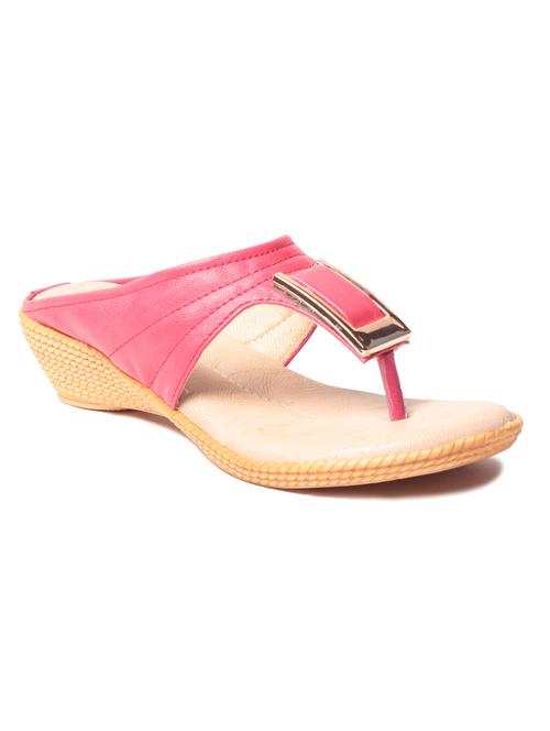 pink  leatherette toe separator wedge - 10277360 - Very Small Image - 1