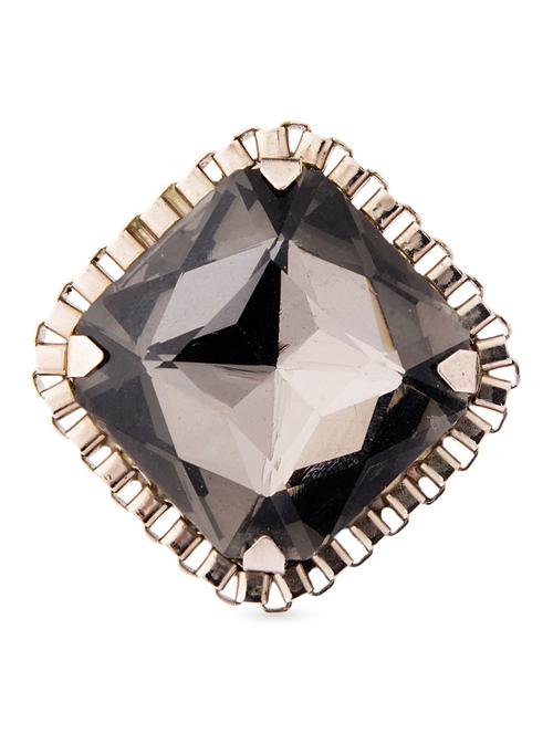 square shaped grey embellished ring - 1030504 - Very Small Image - 1