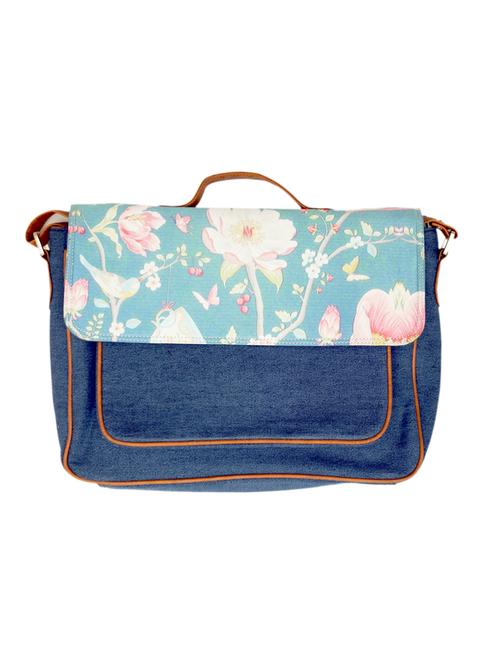 blue denim satchel - 10334883 - Very Small Image - 1