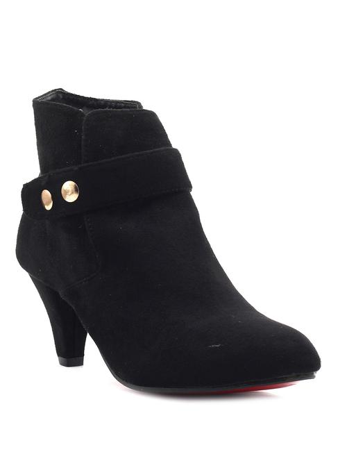 black  suede ankle  boot - 10387320 - Very Small Image - 1