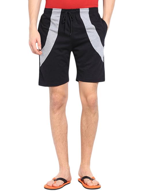 black cotton shorts - 10388660 - Very Small Image - 1
