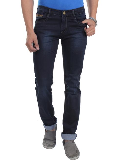 dark blue cotton denim jeans - 10429480 - Very Small Image - 1